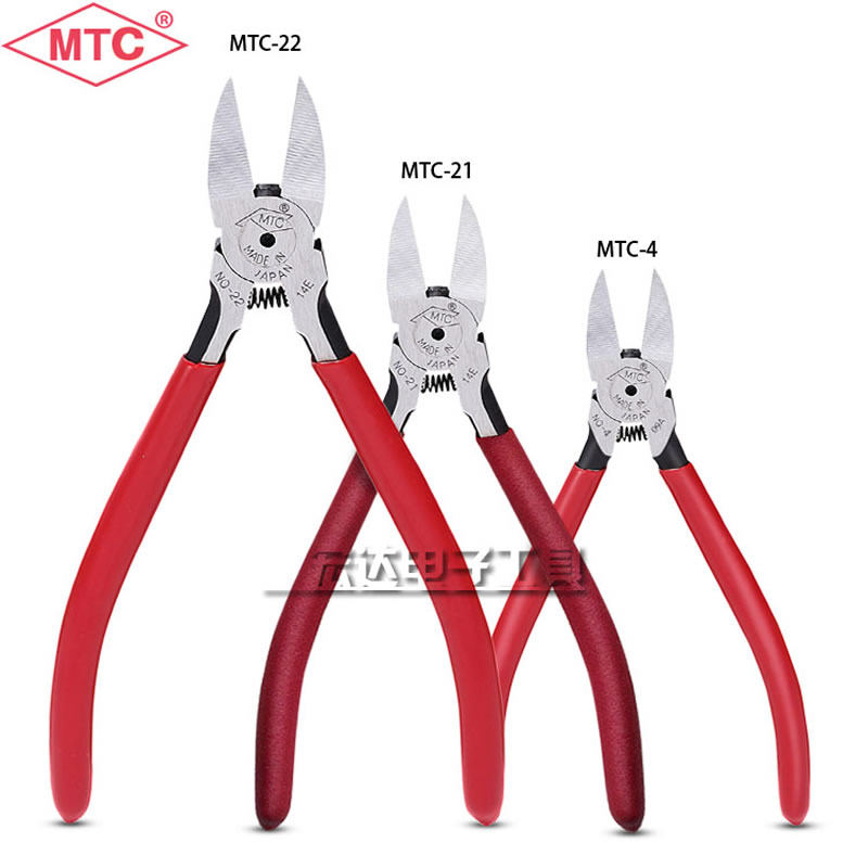 Original Japan MTC4-22-21 water mouth pliers plastic pliers -35 oblique mouth slant pliers -13-15P pointed pliers