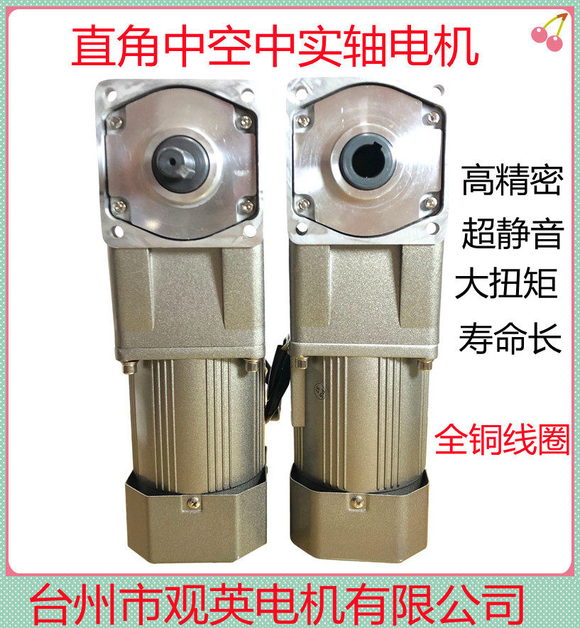 View British Miniature Small 60W Hollow Medium Solid 90 ° Angle AC Throttle Constant Speed Motor Three Phase 380V motors