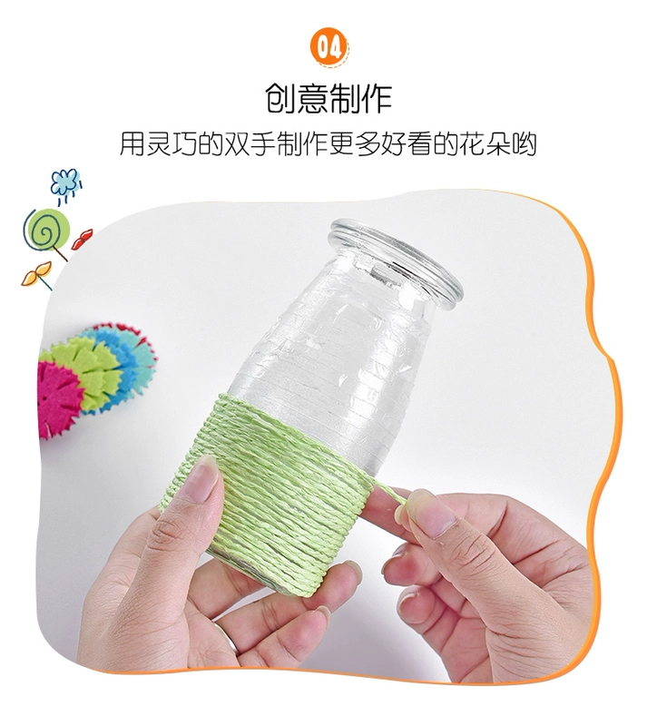 Ngày của giáo viên Trẻ em Nút đồ chơi Bó hoa Handmade DIY Làm vật liệu Gói dành cho người lớn Sáng tạo Trang trí nội thất Quà tặng