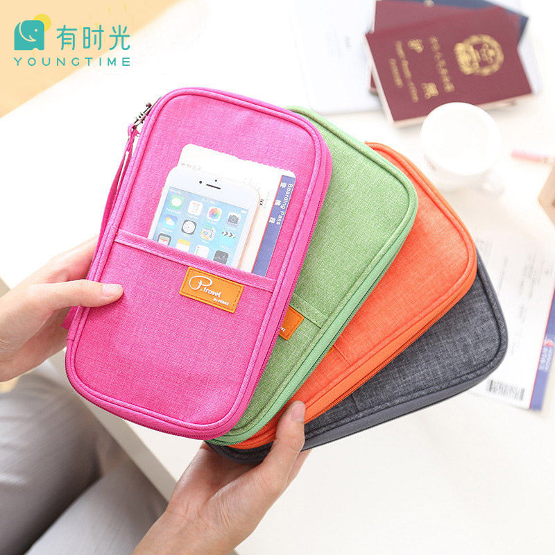 [USD 14.24] Passport Chartered Airline Travel Document Bag Multipurpose