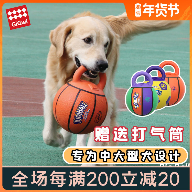 You are Jianbao ball dog toy football basketball tennis rubber interactive outdoor golden retriever border Labrador