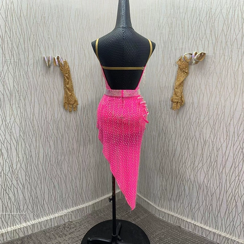 Костюм, ожерелье для танцевального шоу, цепочка, браслет, эффект подтяжки