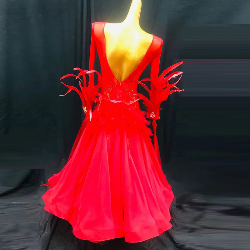 High-end Tiansi Modern Dance Dress National Standard Show Waltz Performance Concert Dance