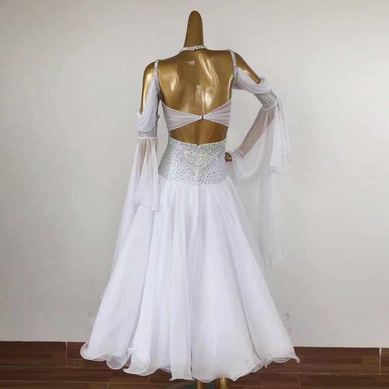 National Standard Dance Dress Waltz Show Modern Dance Showsuit Best Dance Swing Drill Square Dance Dress
