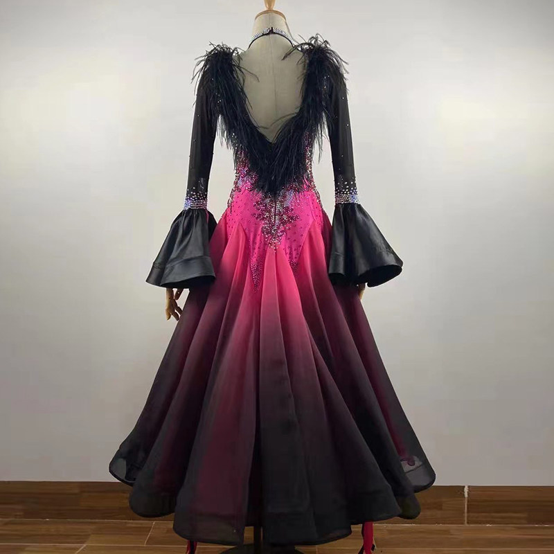 National Label Dancing Out of the Waltz Competition Conserve Square Dance Performance Conqueror Social Dance Grand Pendulum Skirt Square Dance Plus Drill Dress