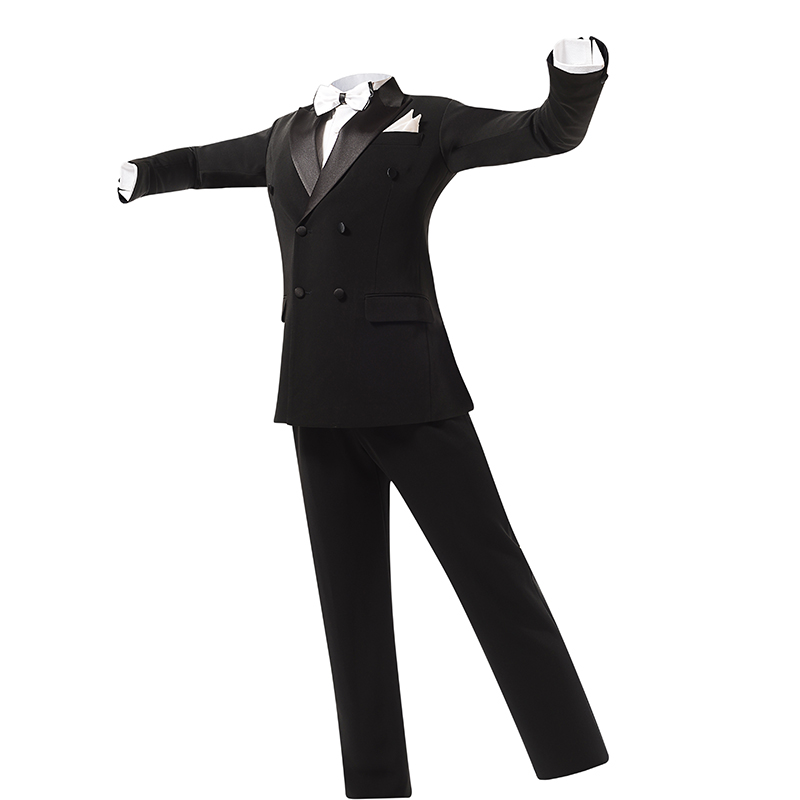 Morden Dance Competition Suit Gun Refuting the Coloured Dancing Head National Label Dance Performance Elastic Waltz Show Suit