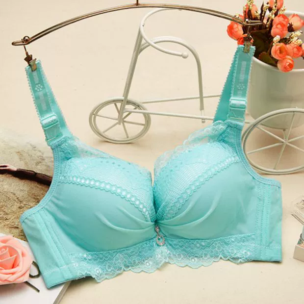 Nữ nhỏ cup sâu v đồ lót gợi cảm loại cắt thấp trên dày áo ngực tập hợp điều chỉnh ngực phẳng ngực nhỏ ngực áo ngực