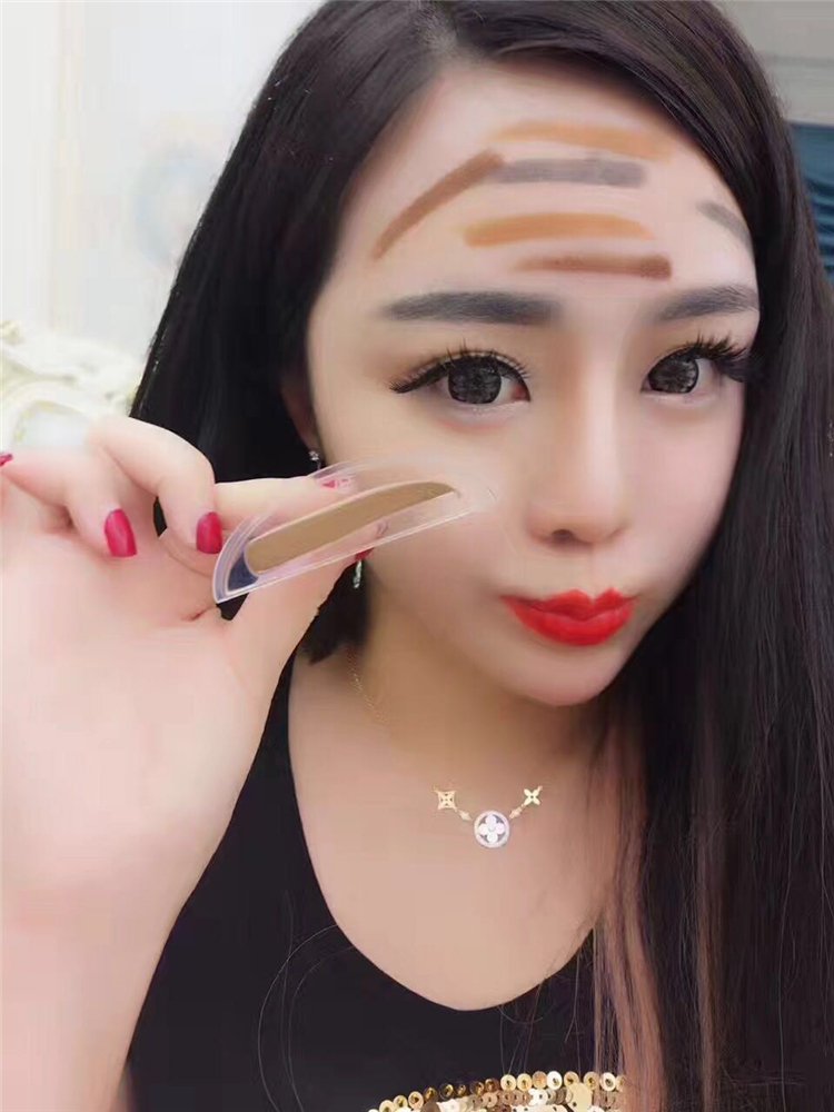 ZUZU chính hãng sang trọng tư thế con dấu bột lông mày bút chì từ lông mày chống thấm nước chống thấm lâu dài lười biếng lông mày tạo tác bột lông mày thủy triều - Bút chì lông mày / Bột / Stick chì kẻ mày lâu trôi