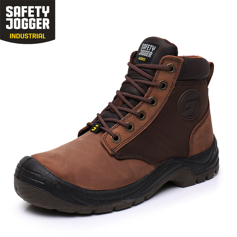 Saddle ISafetyJogger Lauprotect shoes Dakar Safety Shoe Anti-Spurs Anti-static Sahara brown