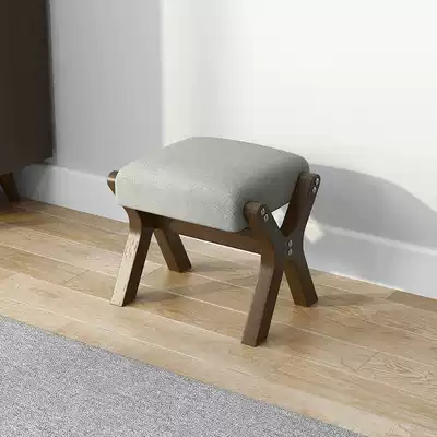 Shoe stool at home door, full shoe, stool, shoe rack, entrance, soft bag, cushion, small stool