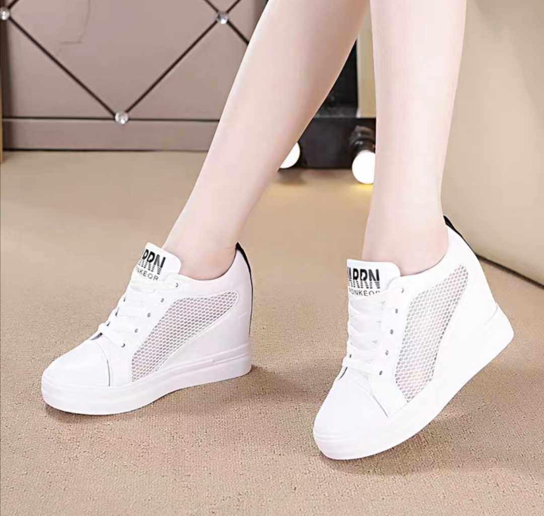 Special requirements for people with physical and mental disabilities shoes high and low footed leg single only invisible heightening tonic high corrective breathable women's shoes custom-made