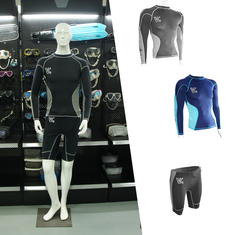 Taiwan Weiband V DIVE Men Casual Ultra Slim Breathable UV Sun Protection Snorkeling Diving Suit Fashion