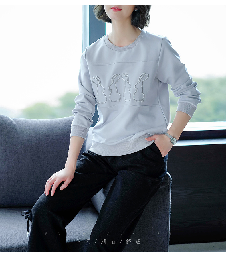 Sweatshirt femme en Adhesif - Ref 3217159 Image 18