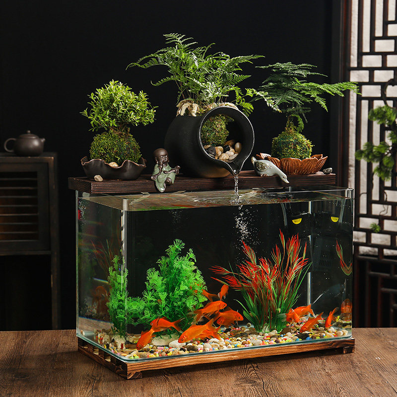 2026家居流行趋势：匠心坊中式电视柜旁鱼缸客厅假山流水摆件适合哪些家庭？