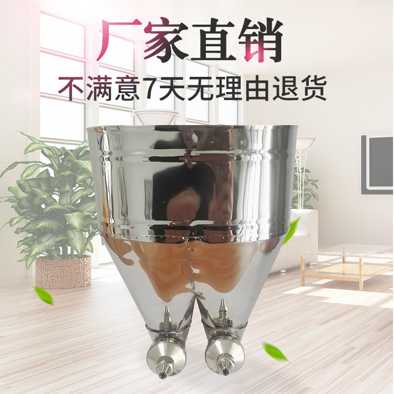 Double head double pipe real stone paint spray gun spray gun silicon algae mud construction tool emulsion paint spray gun pneumatic bomb coating