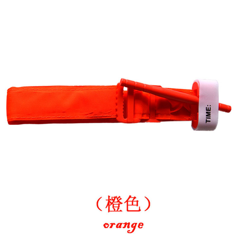 Orange tourniquet spinning type one-handed tourniquet tactical arterial emergency tourniquet outdoor emergency use