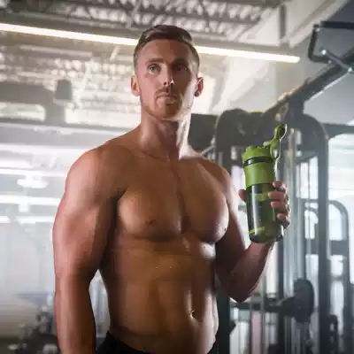 Fitness sports men and women United States hot-selling Blender bottle protein supplement shake cup 500 ml scale