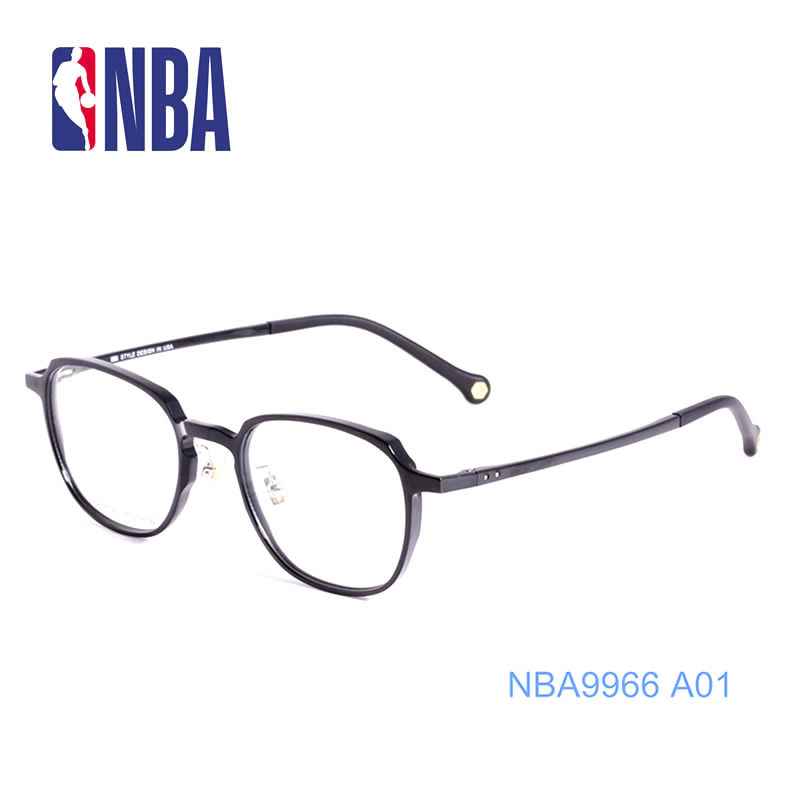 NBA9966 men and women tide can be equipped with myopia glasses frame retro large frame anti-BLUE light flat glasses frame full frame 2K