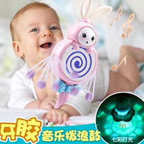 Infant rattle can bite childrens toys 0-1 year old 2 Boys Music baby tooth gum hand grab Bell puzzle puzzle