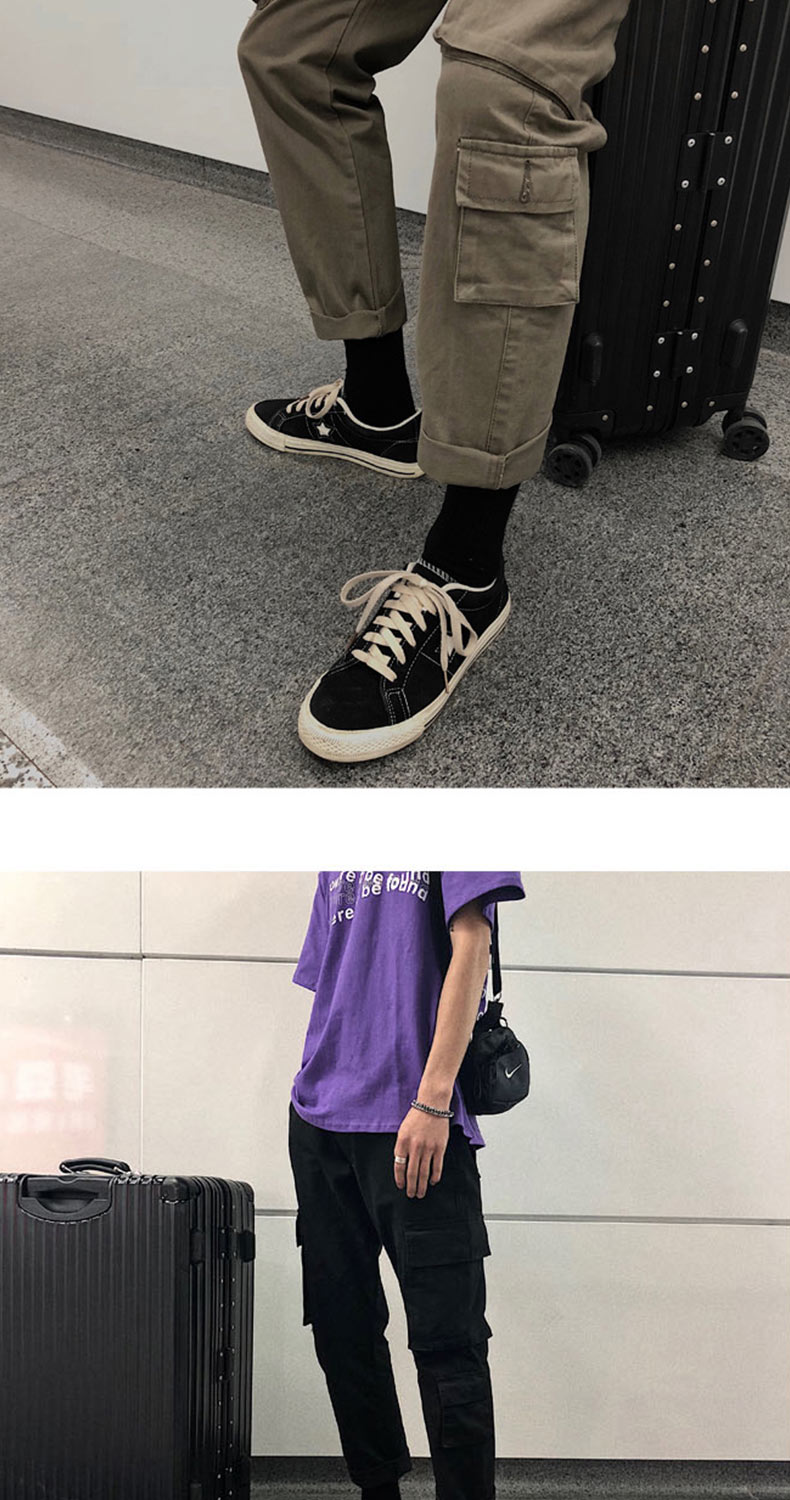 Quần yếm trong nhà thương hiệu Yu Wenle lỏng lẻo đồ nam đẹp