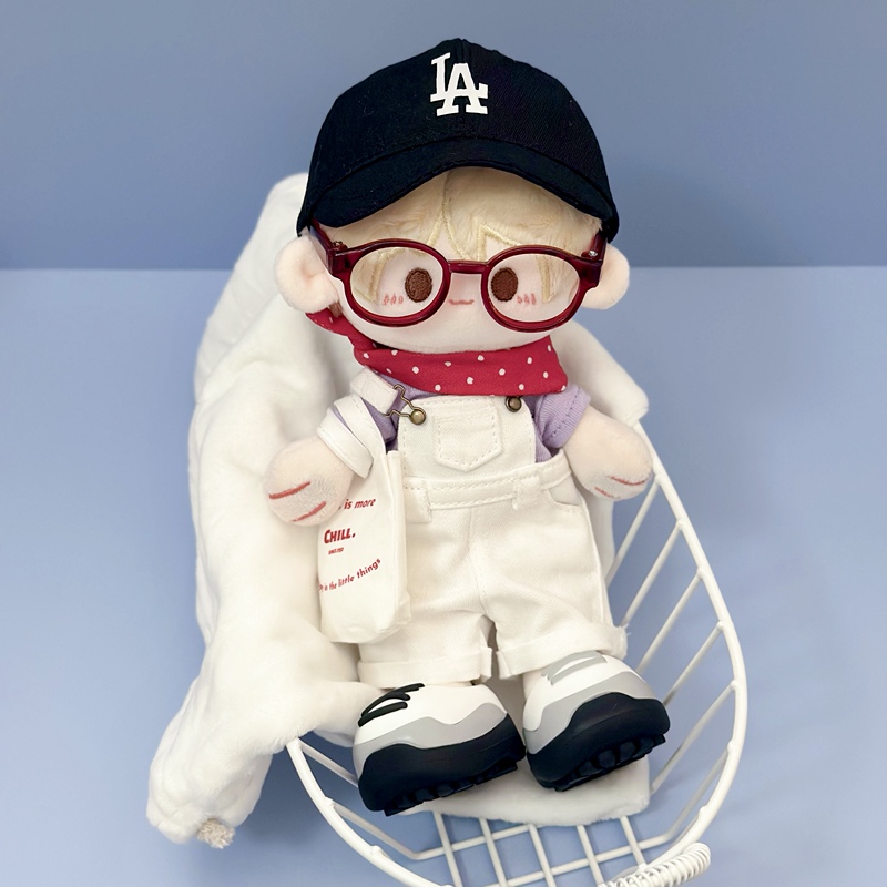 10cm Plush Doll Clothes Cotton Doll Outfit 10cm Cotton Doll Clothes Casual Overalls Baseball Cap 10cm Plush Doll Clothes Cotton Doll Outfit 10cm Cotton Doll Clothes Casual Overalls Baseball Cap