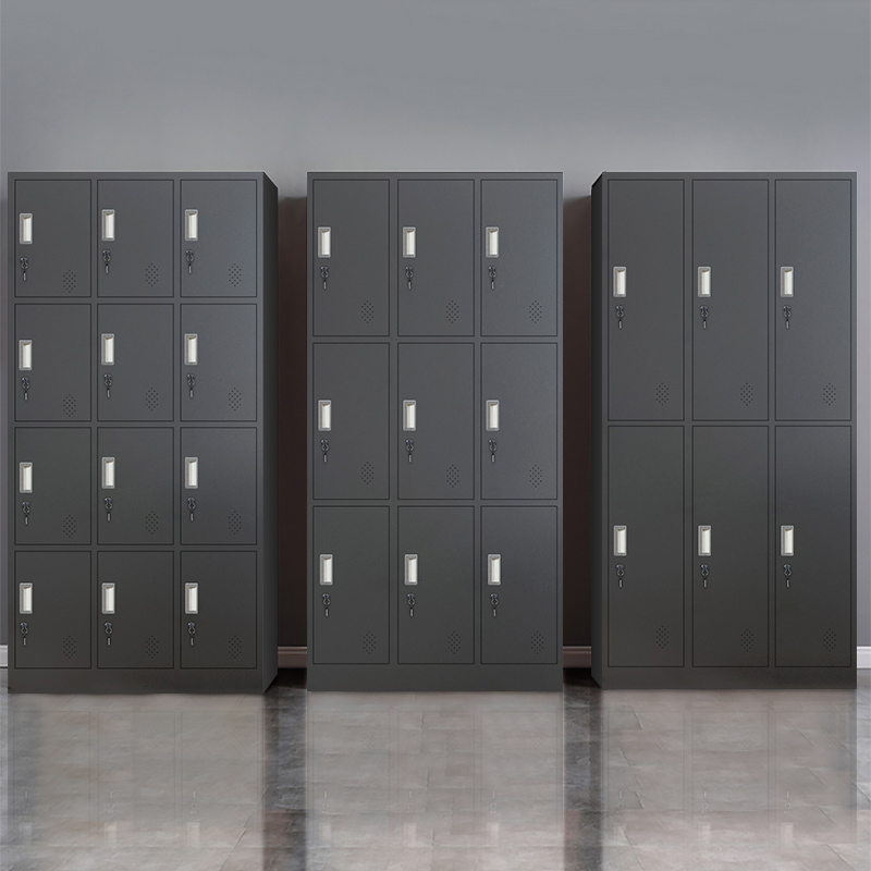 Sheet Iron More Wardrobe Staff Accommodating Cabinet Workshop Shoes Cabinet Dormitory wardrobe Fitness Room Changing Wardrobe Bathroom Cabinet with lock