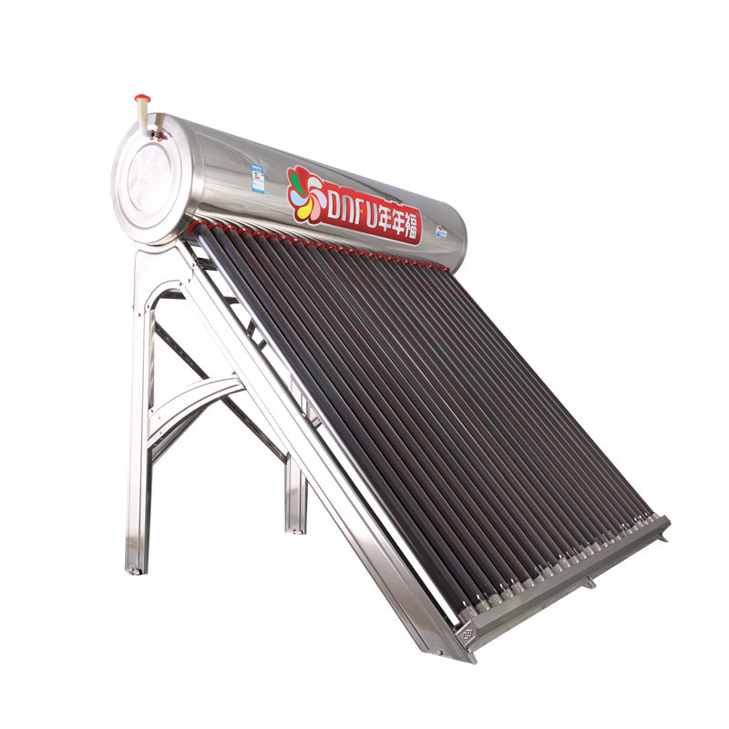 Nian Nian Fu Solar Water Heater, Fully Automatic, New Integrated Model for Home Use, Stainless Steel Purple Gold Tube, 2.1m Large Capacity