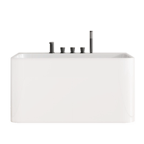 Bathtub small apartment household acrylic adult small seamless one-piece independent Japanese surf massage square constant temperature