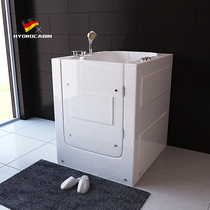 Elderly bathtub barrier-free side door door walk-in household deep bubble sitting waterproof jacuzzi small apartment