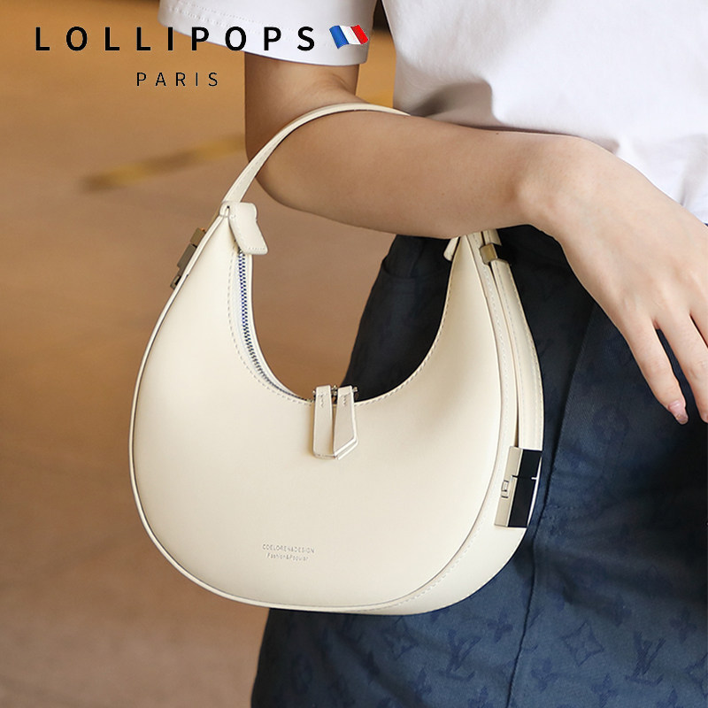 Bags 2021 new underarm bags niche women's bags summer leather light luxury luxury shoulder handbag crescent bag