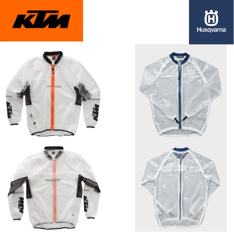 Husqvarna Off-Road Ktmr1R Cement-Proof Endurance Track Race Jacket Raincoat