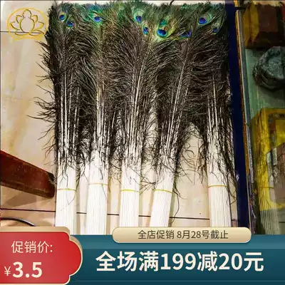 Tibetan Buddhist supplies Peacock feathers Buddhist Tantric Buddhist supplies Buddha hall ornaments Dharma Equipment Pemba fan