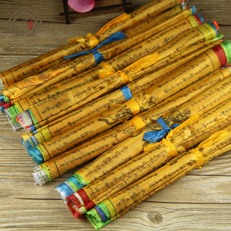 Special offer only earns credit (Longda Luma Sutra) multicolored silk cloth Sutra flag Sutra flag wind horse flag 5 meters 20