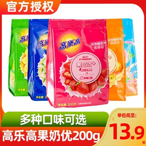 高乐高 Фруктовое молоко +/галактик молоко + фруктовый вкус ванильный аромат клубничный вкус 200 г твердый напиток пивоварение