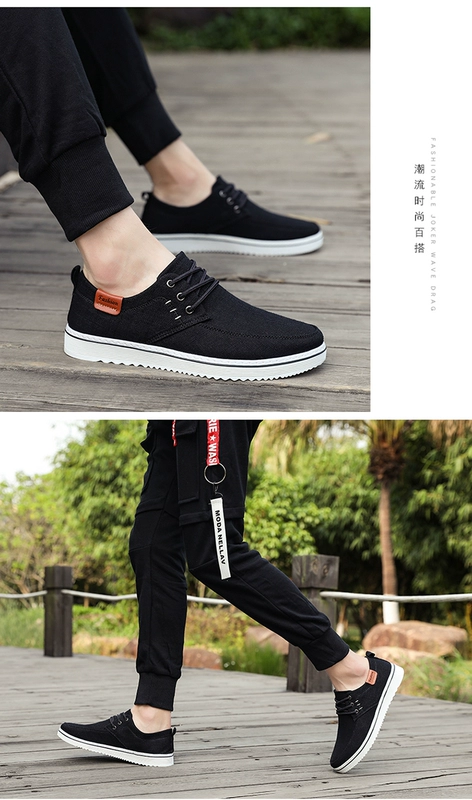 Giày Vải Nam Cũ Bắc Kinh Size Lớn Giày Vải 45 46 47 48 Cực Lớn Plus Mỡ Nam giày Vải giày sneaker tăng chiều cao nam