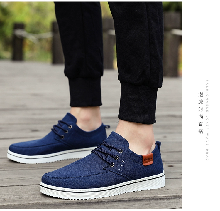 Giày Vải Nam Cũ Bắc Kinh Size Lớn Giày Vải 45 46 47 48 Cực Lớn Plus Mỡ Nam giày Vải giày sneaker tăng chiều cao nam