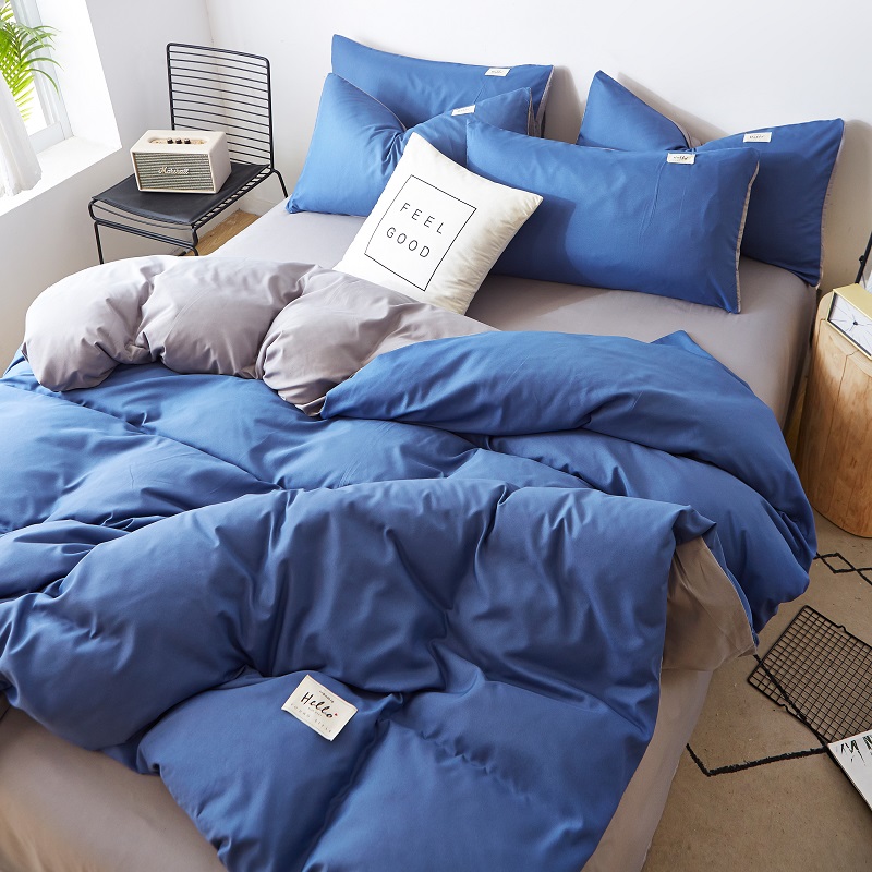Denim Light GreyWashed cotton Quilt cover Quilt cover singleton  1.5 rice 1.8x2.0 Single person student dormitory 150 Double 200 x230 sheets