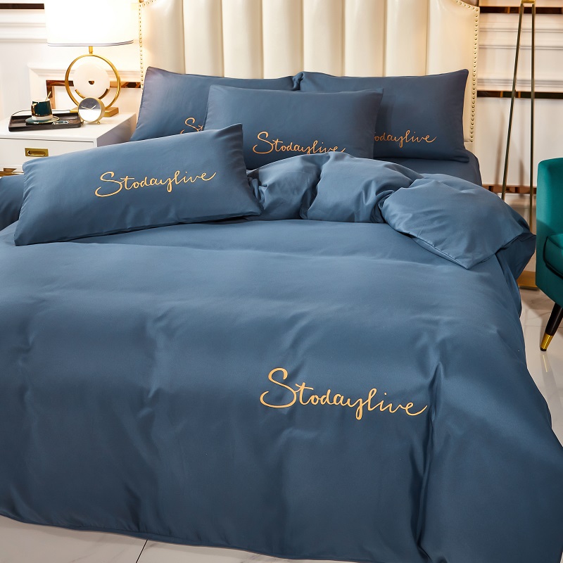 Bentley GreenWashed cotton Quilt cover Quilt cover singleton  1.5 rice 1.8x2.0 Single person student dormitory 150 Double 200 x230 sheets