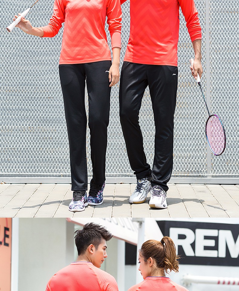 Sản phẩm mới Li Ning mùa thu và mùa đông áo thun dài tay thoáng khí quần áo thể thao cầu lông quần áo nam và nữ áo len cổ tròn một sợi áo ba lỗ adidas nam