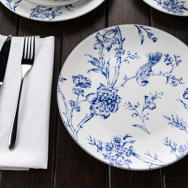 Ronda about ipads porcelain expression of 10.5 inch flat two porcelain tableware big plate number pad plate of household decorate dish