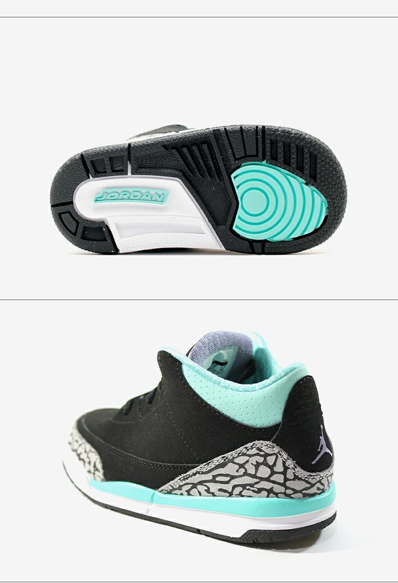 Air Jordan 3 AJ3 Joe 3 TD giày em bé giày bóng rổ 654964-045 - Giày dép trẻ em / Giầy trẻ giày trẻ em nam 12 tuổi