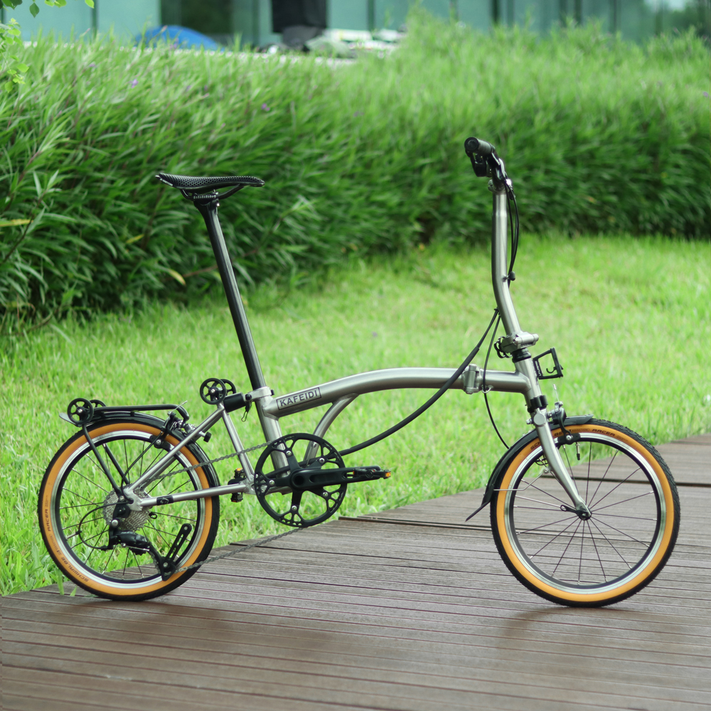 8kgアルミ合金製小型布製16インチ7速9速折りたたみ自転車349ホイールセット超軽量ポータブル地下鉄バス飛行機レトロ