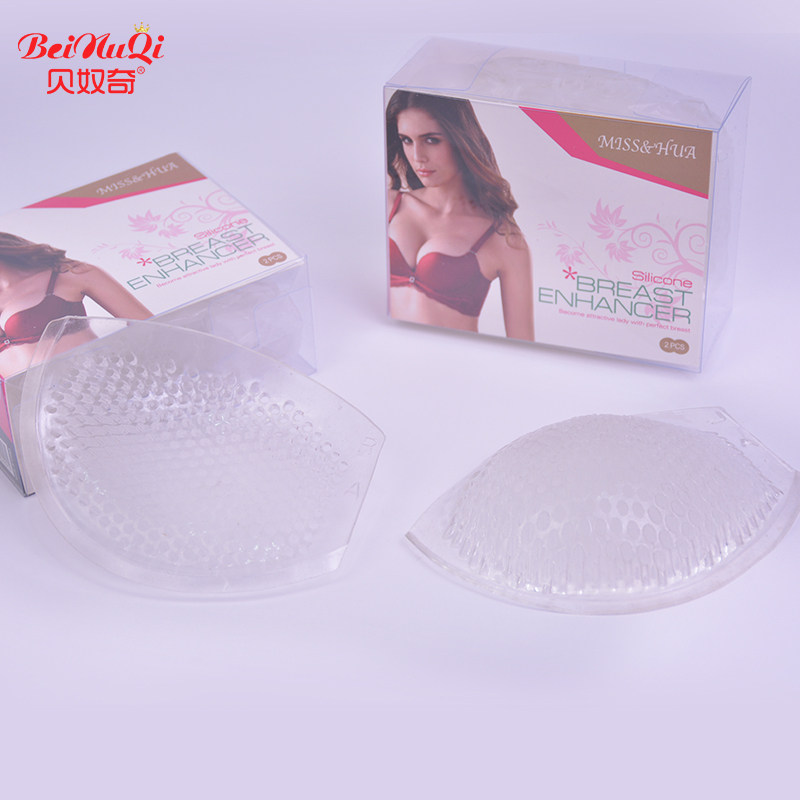 Cup upgrade honeycomb breathable waterproof thickened silicone chest pad bikini swimsuit sports underwear inserts gather