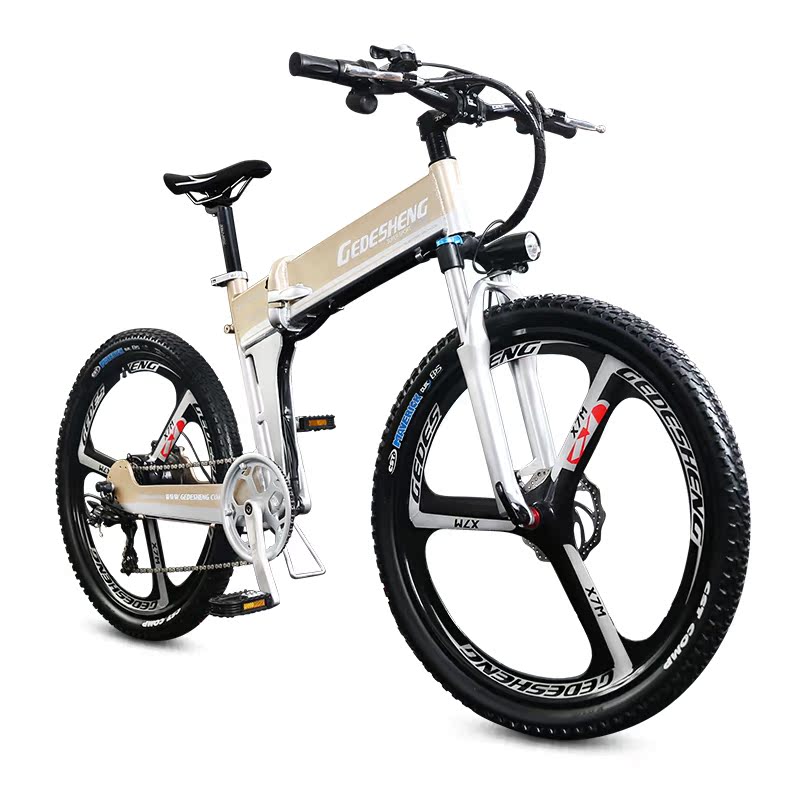 Flash Deal 26 Inches Folding Electric Bike,Both Hydraulic Disc Brake, Aluminum Alloy Frame, Strong Lithium Battery,Mountain Bike 20