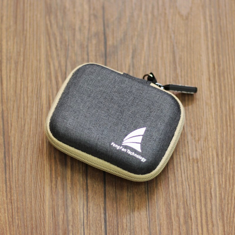 Fengfan In-Ear Headphone Storage Box Earbud Case USB Flash Drive Charger Data Cable Accessories Digital Case Organizer Bag