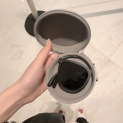 Янтарные ретро солнцезащитные очки на солнечной энергии