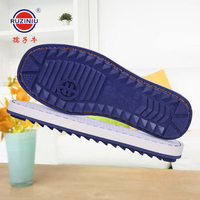 Children's Bull Sole Manual Wool Wire Warm Cotton Slippers Bottom Non-slip Abrasion Resistant Home Steak Anti Slip Bottom