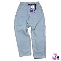  Spot THE NORTH FACE Purple Label Pique Denim Field Pants Striped Casual Pants