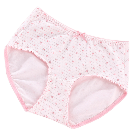 4条装蝶安芬内裤女三角清纯棉质面料高腰性感少女生收腹裤头裤衩