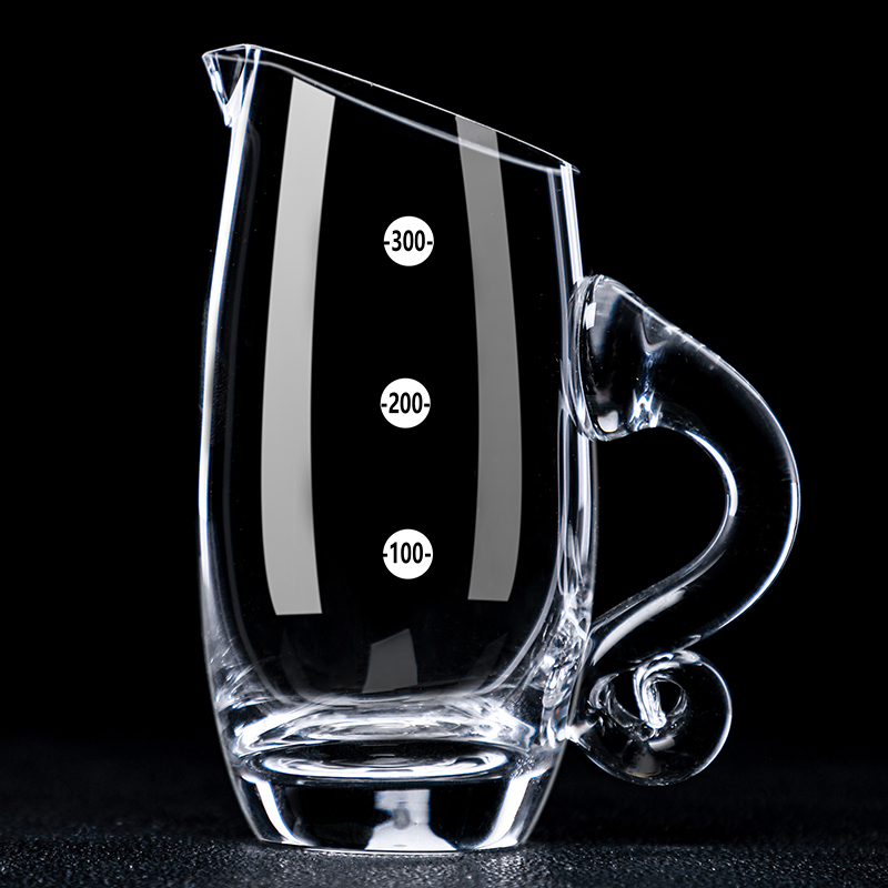 Eurostyle Pitched with Scale Winemaker Small Wine Polo Wine Public Cup Home Crystal Glass White Wine Distributor Wine Pot